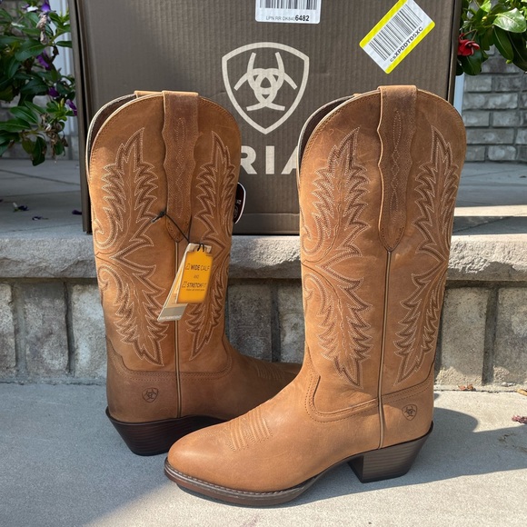 Ariat Shoes - ARIAT Heritage Elastic Calf 7 Women's Western Boot NEW